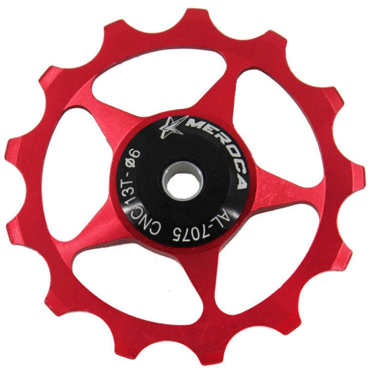 MEROCA Metal Bearings Mountain Bike Road Bike Rear Derailleur Guide Wheel 11T/13T Guide Wheel, Sp...