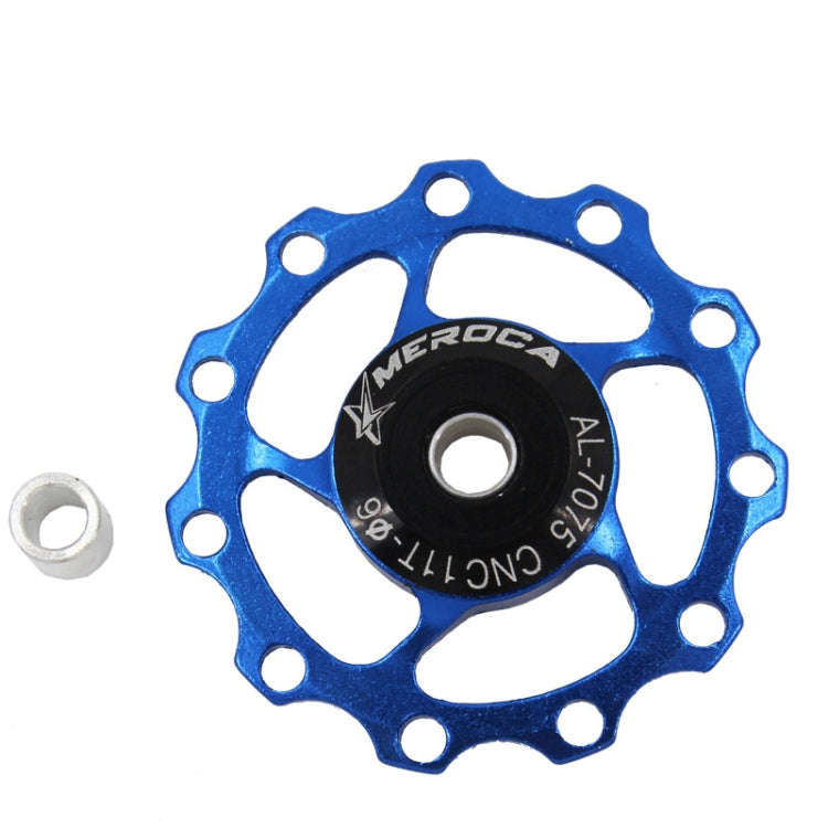 MEROCA Metal Bearings Mountain Bike Road Bike Rear Derailleur Guide Wheel 11T/13T Guide Wheel, Sp...