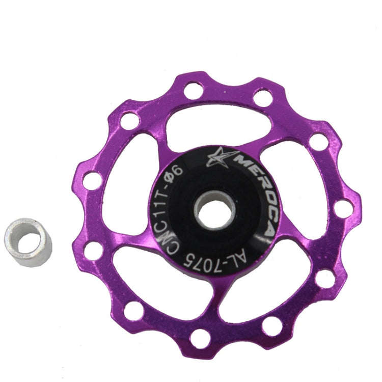 MEROCA Metal Bearings Mountain Bike Road Bike Rear Derailleur Guide Wheel 11T/13T Guide Wheel, Sp...