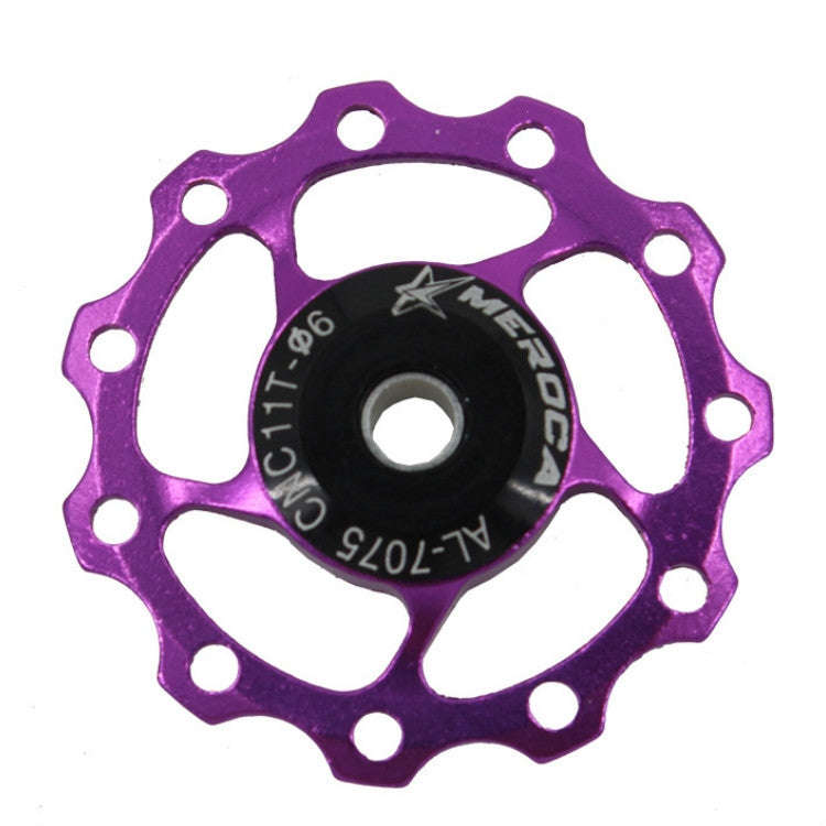 MEROCA Metal Bearings Mountain Bike Road Bike Rear Derailleur Guide Wheel 11T/13T Guide Wheel, Sp...