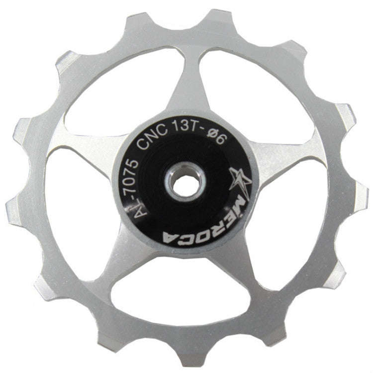 MEROCA Metal Bearings Mountain Bike Road Bike Rear Derailleur Guide Wheel 11T/13T Guide Wheel, Sp...