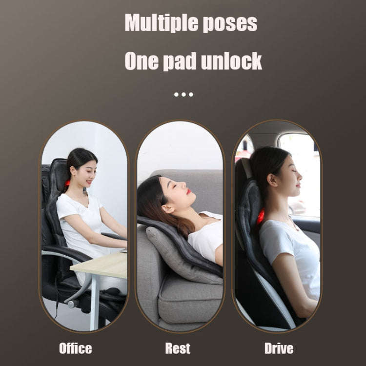 YJ-308 Car Massager Cervical Spine Neck Waist Car Home Heating Whole Body Multifunctional Massage...