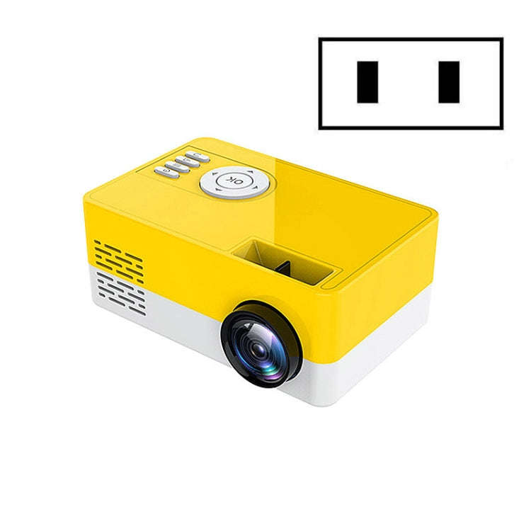 S261/J16 Home Mini HD 1080P Portable LED Projector, Support TF Card / AV / U Disk, Plug Specifica...