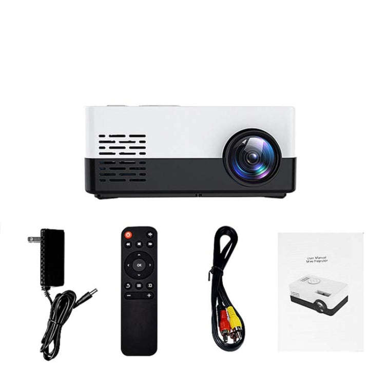 S261/J16 Home Mini HD 1080P Portable LED Projector, Support TF Card / AV / U Disk, Plug Specifica...