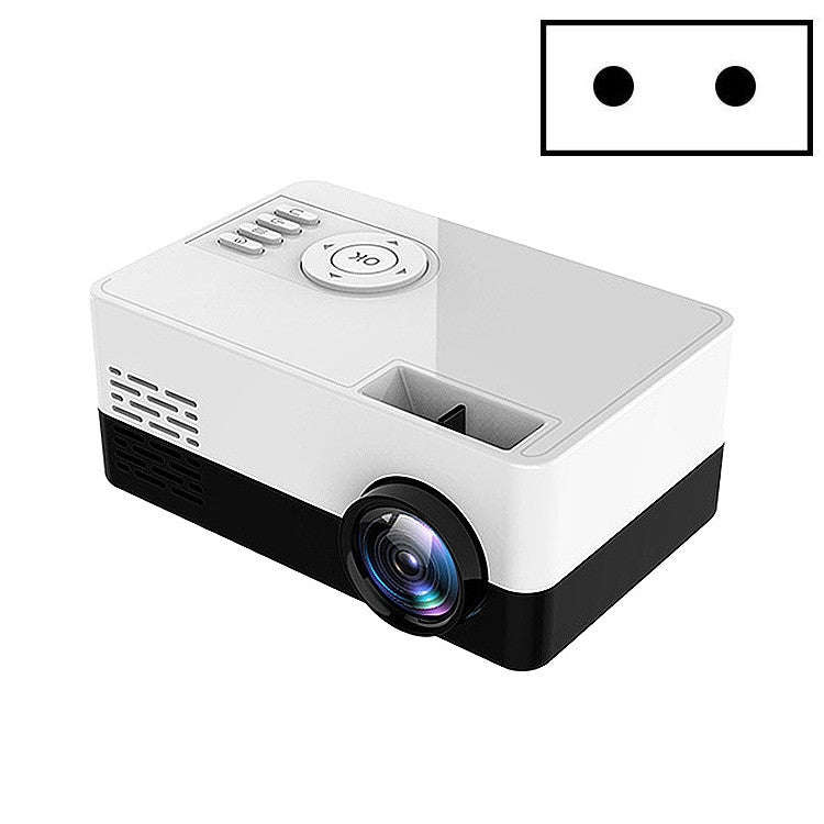 S261/J16 Home Mini HD 1080P Portable LED Projector, Support TF Card / AV / U Disk, Plug Specifica...