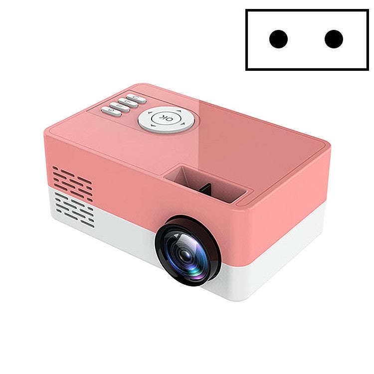 S261/J16 Home Mini HD 1080P Portable LED Projector, Support TF Card / AV / U Disk, Plug Specifica...