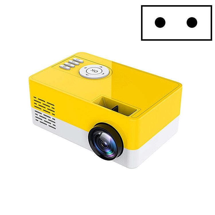 S261/J16 Home Mini HD 1080P Portable LED Projector, Support TF Card / AV / U Disk, Plug Specifica...