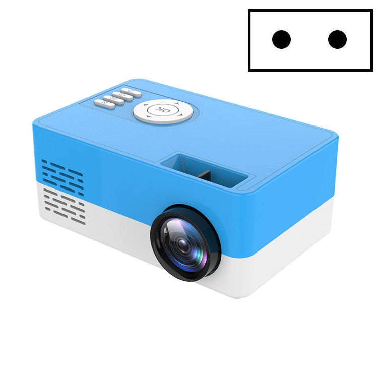 S261/J16 Home Mini HD 1080P Portable LED Projector, Support TF Card / AV / U Disk, Plug Specifica...