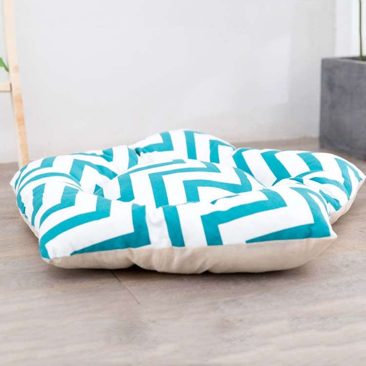 Pet Tent Sleeping Mat Dog Bed, Specification: Small 40cm(Green Stripes)