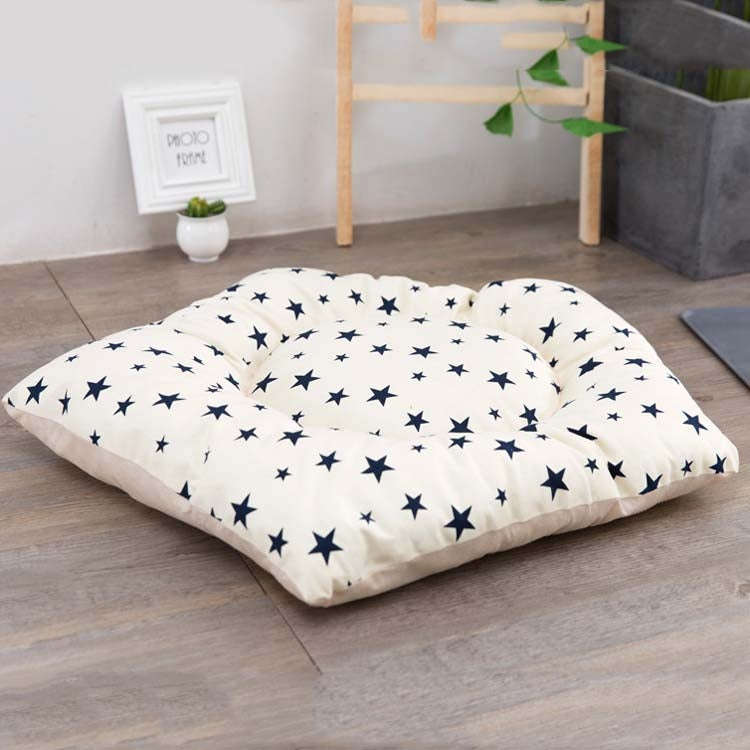 Pet Tent Sleeping Mat Dog Bed, Specification: Small 40cm(Beige Star)