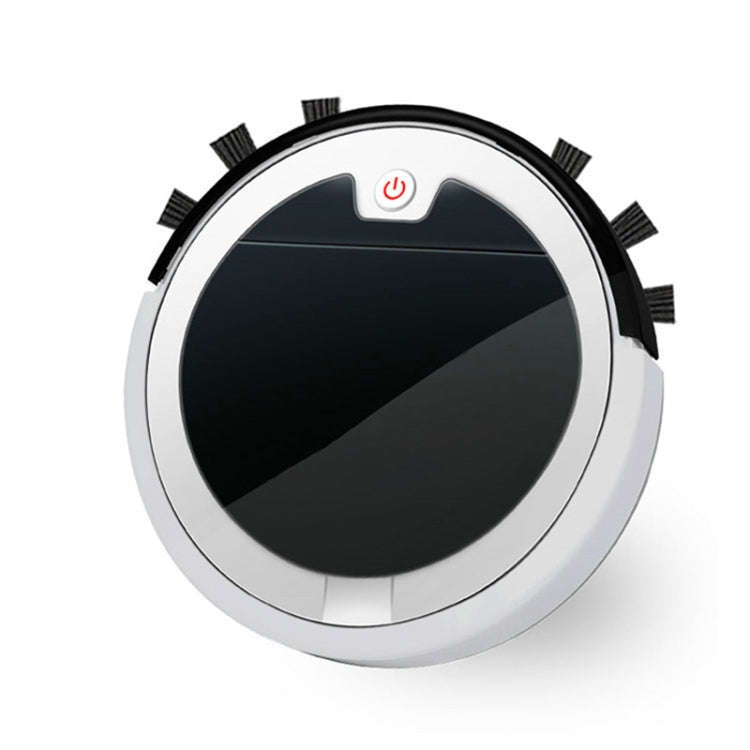 Home Smart Sweeping Robot Planning Route Remote Control Large Suction Cleaner Sweeper(White Black)