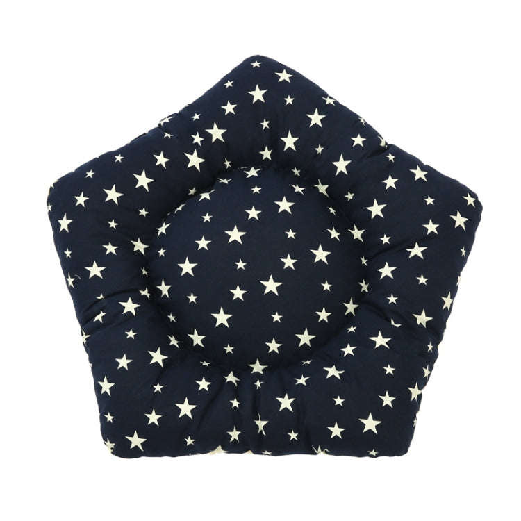 Pet Kennel Corgi Small and Medium Dog Pet Tent, Specification: Large 60×60×70cm(Navy Beige Star...