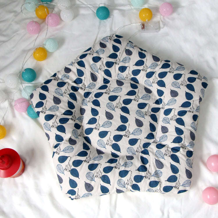 Small And Medium Dog Pet Tent Dog Cat Litter, Specification: Large 60×60×70cm(Blue Leaves with ...