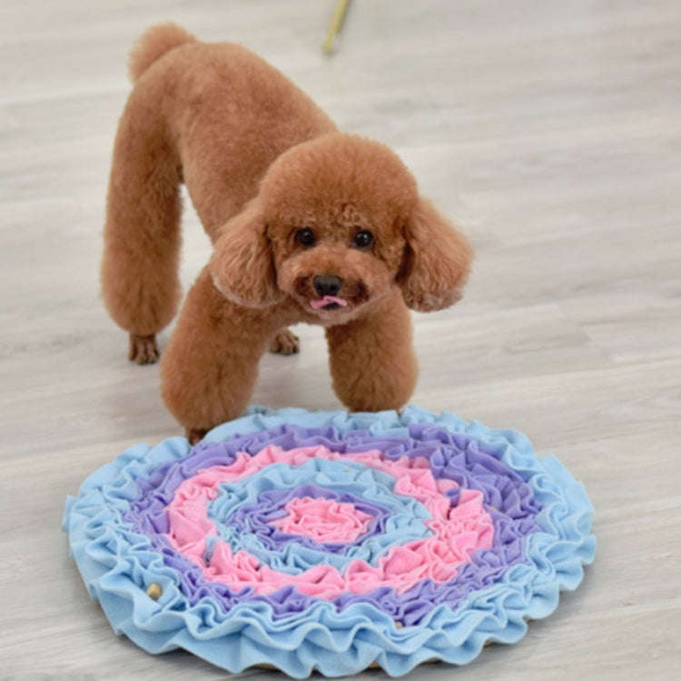 Pet Dogs Consume Energy Slow Food Relieve Stress Sniff Pad(Pink)