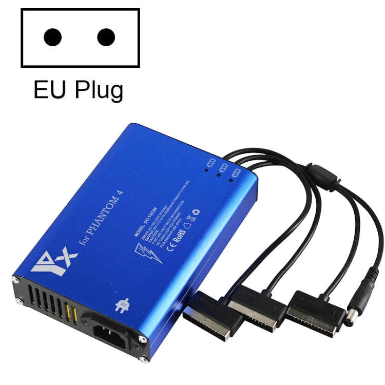 For DJI Phantom 4 Pro Advanced+ Charger  4 in 1 Hub Intelligent Battery Controller Charger, Plug ...
