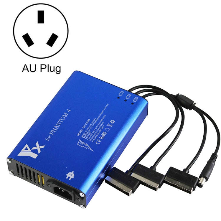 For DJI Phantom 4 Pro Advanced+ Charger  4 in 1 Hub Intelligent Battery Controller Charger, Plug ...