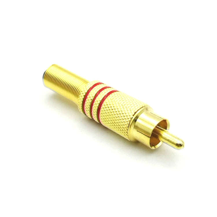 30 PCS / 15 Pairs RCA Lotus Head AV Audio and Video Plug Plum Blossom Plug Lotus Head RCA Head(Co...