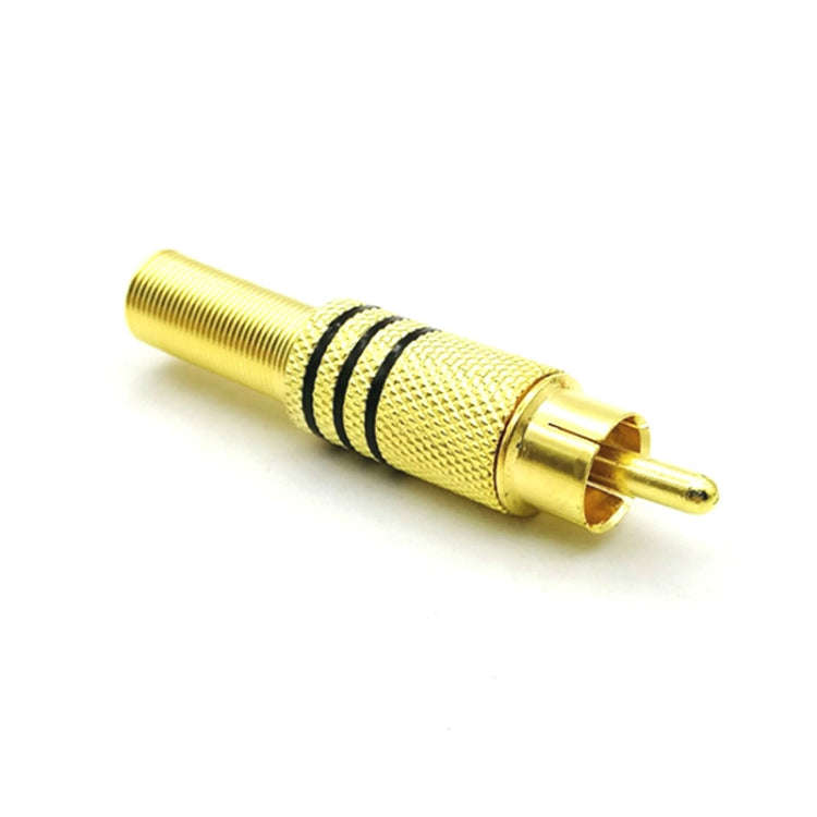 30 PCS / 15 Pairs RCA Lotus Head AV Audio and Video Plug Plum Blossom Plug Lotus Head RCA Head(Co...