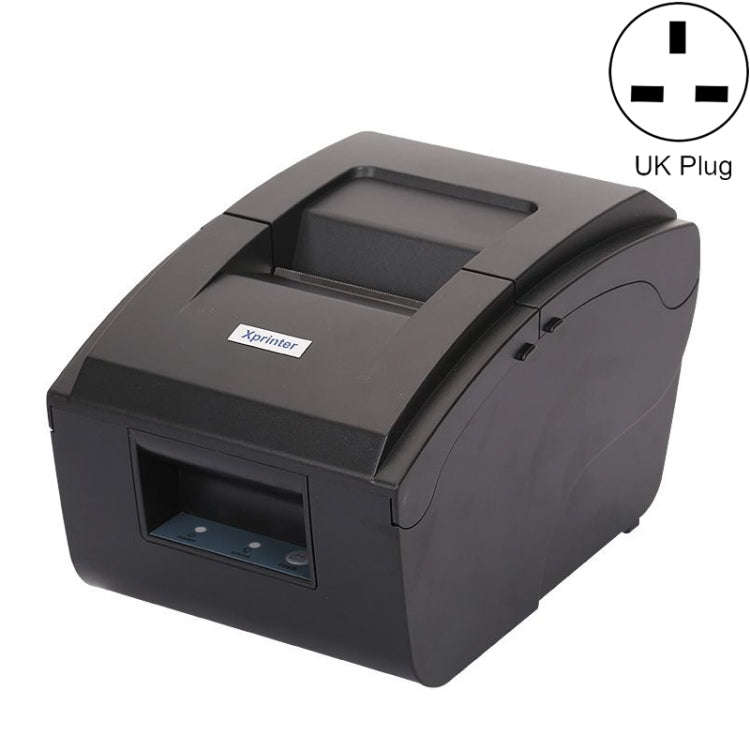Xprinter XP-76IIH Dot Matrix Printer Open Roll Invoice Printer, Model: USB Interface(UK Plug)