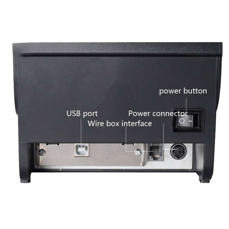 Xprinter XP-76IIH Dot Matrix Printer Open Roll Invoice Printer, Model: USB Interface(EU Plug)