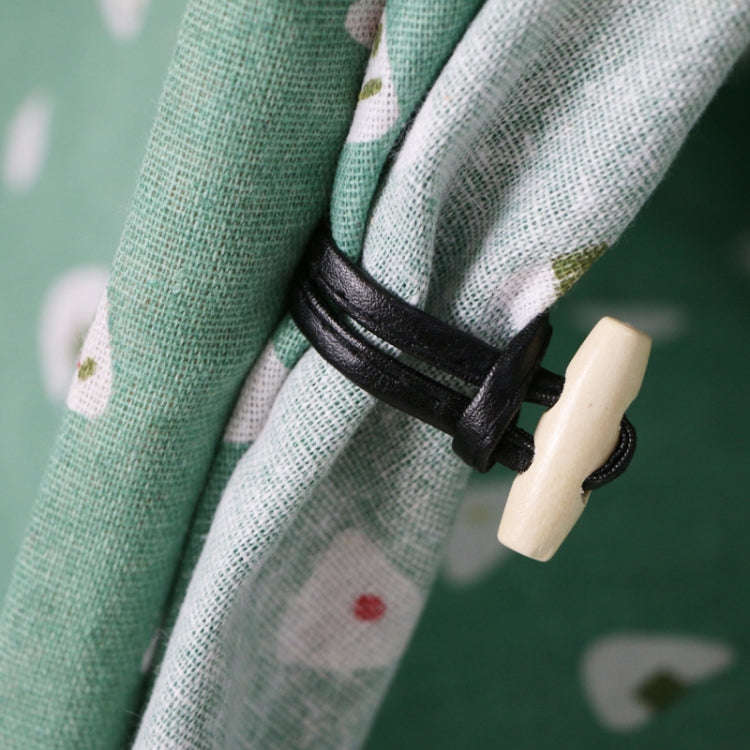 Cotton Canvas Pet Tent Cat and Dog Bed with Cushion, Specification: Small 40×40×50cm(Green Tria...