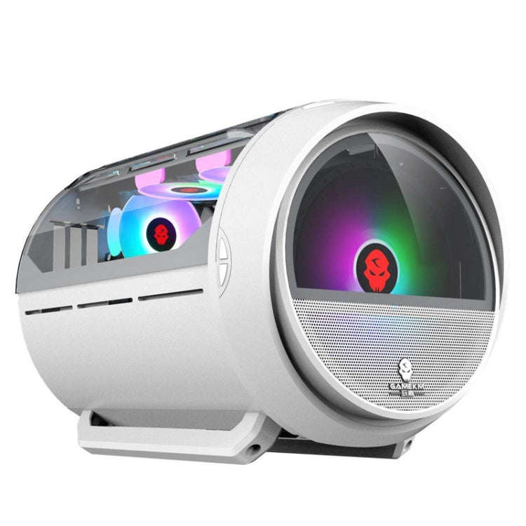 GAMEKM Genki Bomb Personality Gaming Internet Cafe Side Through Gaming Case USB 3.0 Water-cooled ...
