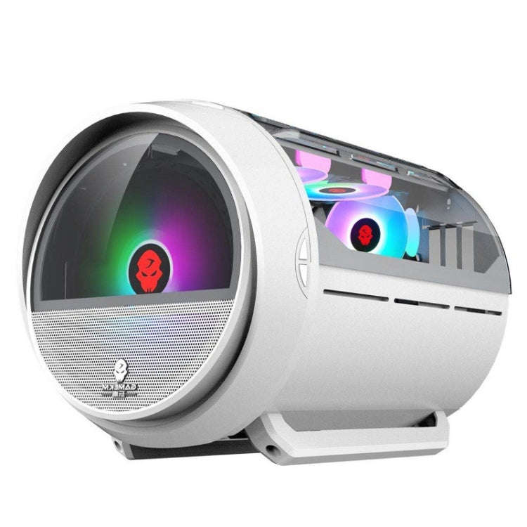 GAMEKM Genki Bomb Personality Gaming Internet Cafe Side Through Gaming Case USB 3.0 Water-cooled ...