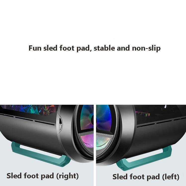 GAMEKM Genki Bomb Personality Gaming Internet Cafe Side Through Gaming Case USB 3.0 Water-cooled ...