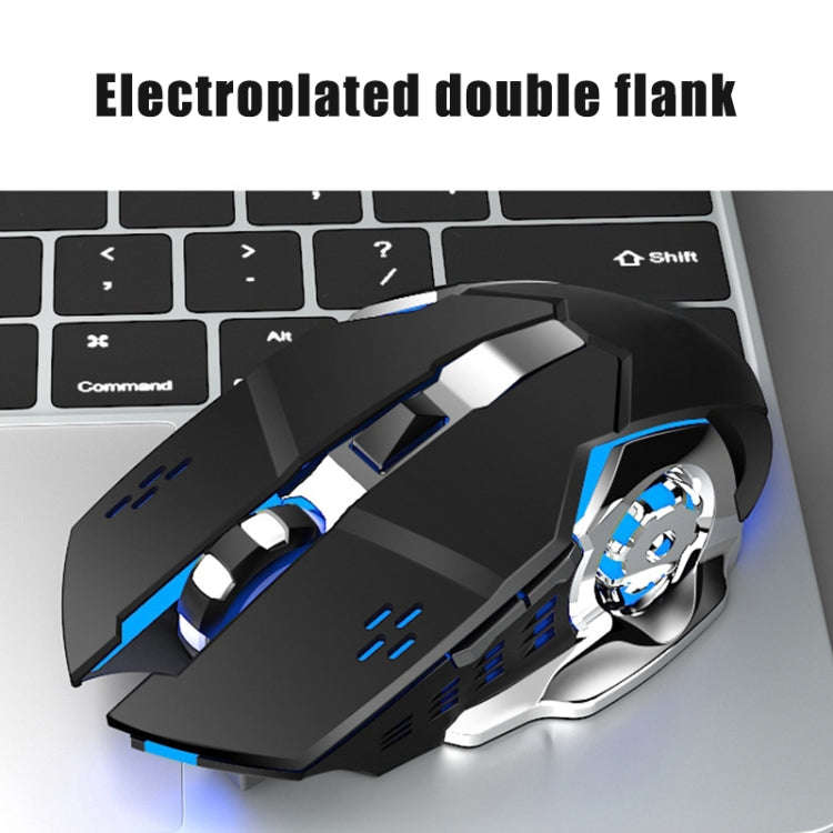 K680 Rechargeable Wireless Keyboard and Mouse Set(Black Mixed Color)