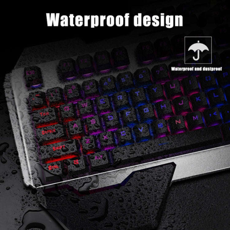 K680 Rechargeable Wireless Keyboard and Mouse Set(Black Mixed Color)