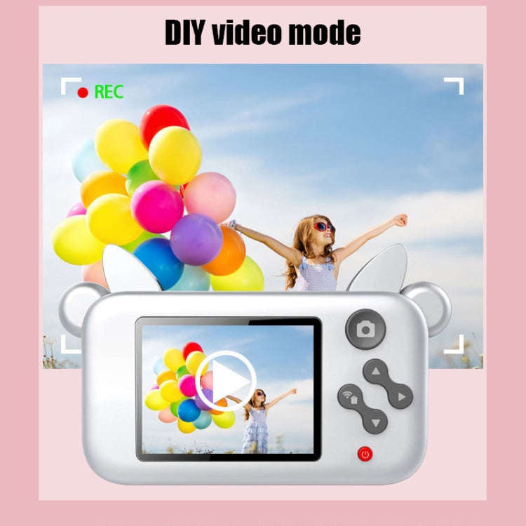 Cow WIFI Kids Camera Mini SLR Cartoon Digital Camera(Red)