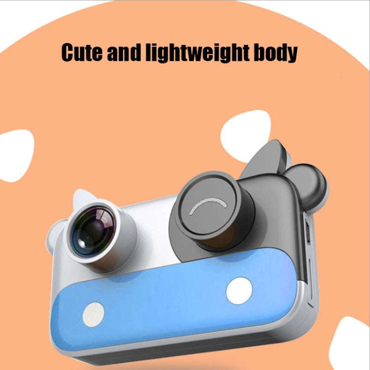 Cow WIFI Kids Camera Mini SLR Cartoon Digital Camera(Blue)