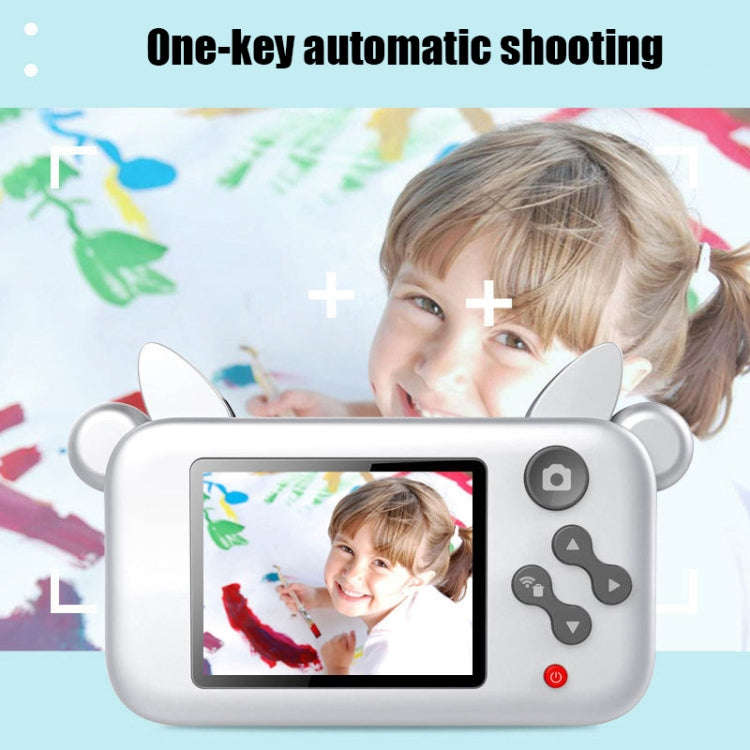 Cow WIFI Kids Camera Mini SLR Cartoon Digital Camera(Blue)