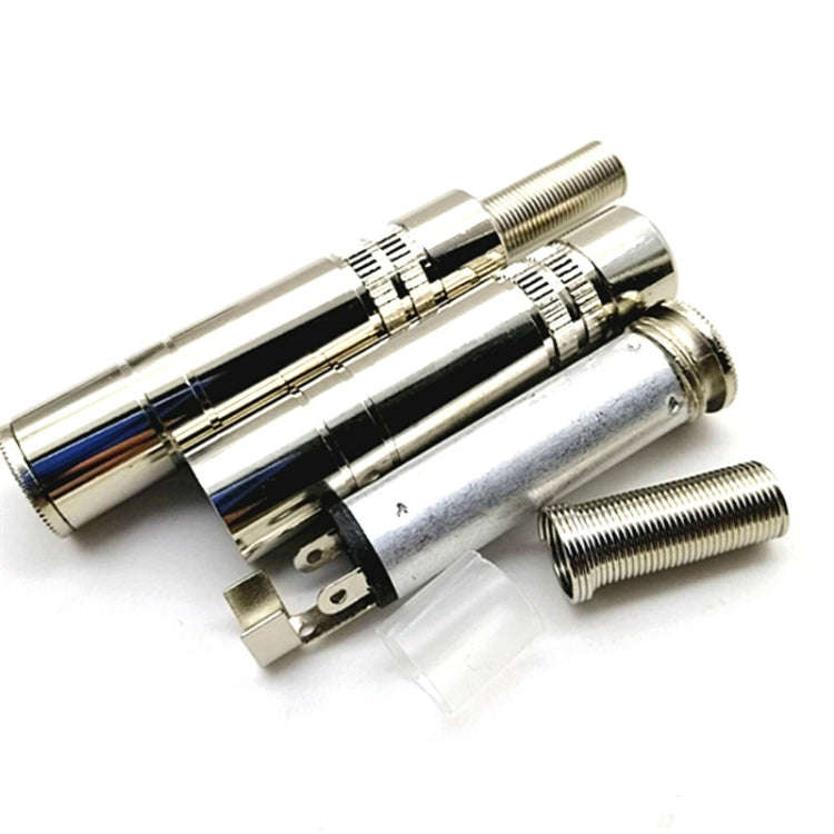 10 PCS Mono 6.5 Female Socket Sophomore Core Female Socket Audio Welding Head 6.35mm Socket Micro...