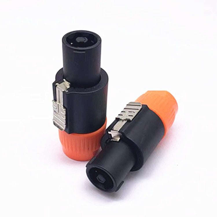 10pcs Audio Four-core Professional Speaker Plug NL4FC Audio Line Connector Amplifier Ohm Connecto...
