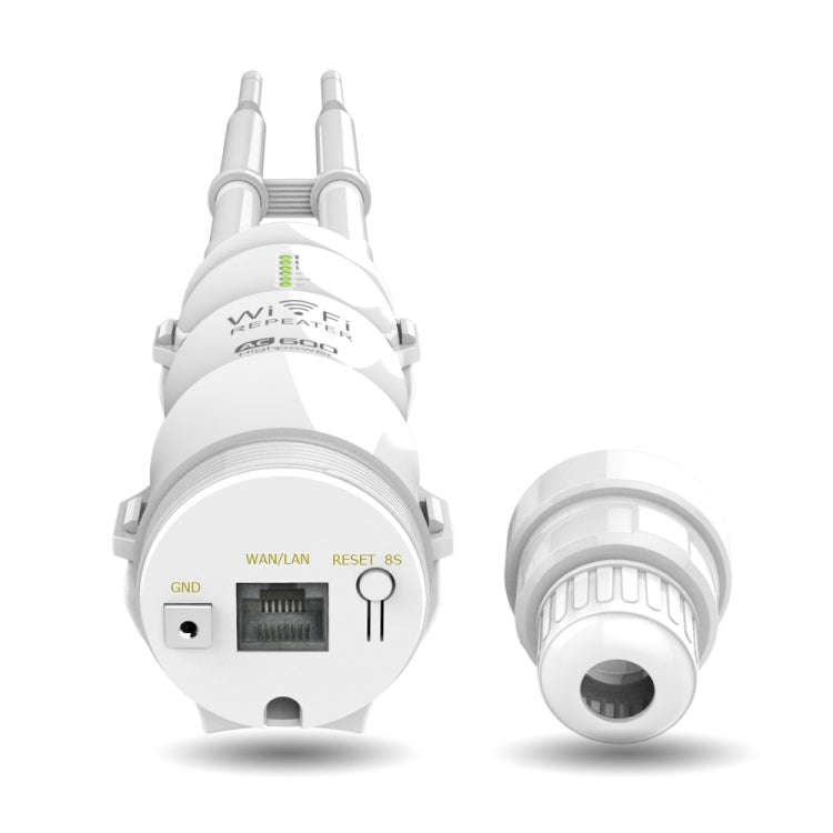 WAVLINK AC600 AP 2.4G/5G Dual Frequency Outdoor High Power Repeater, Plug Type:EU Plug
