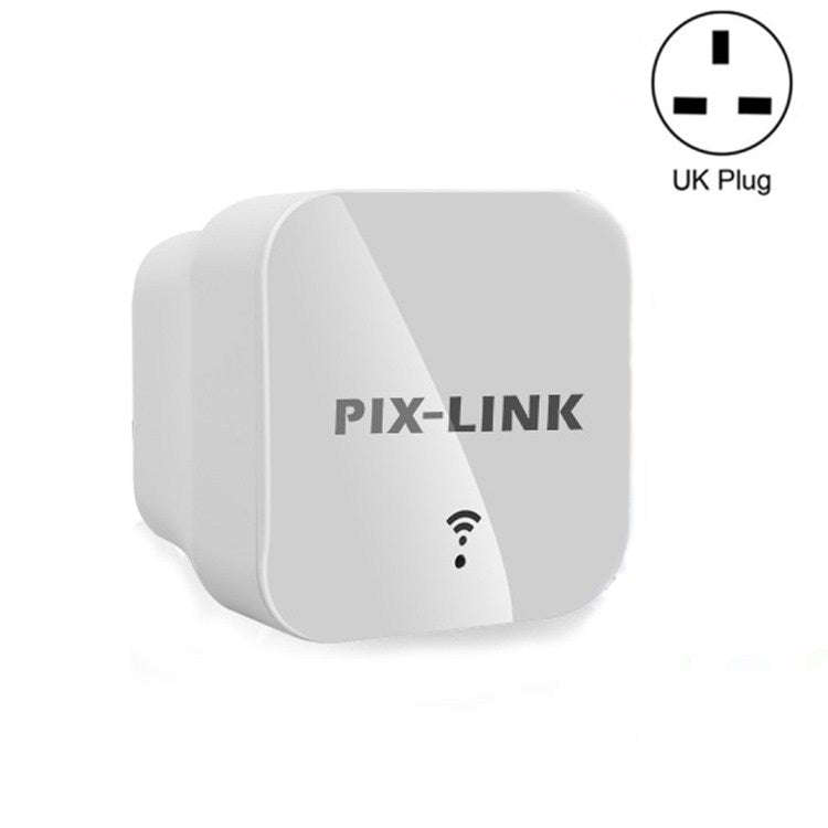 PIXLINK WR12 300Mbps WIFI Signal Amplification Enhanced Repeater, Plug Type:UK Plug