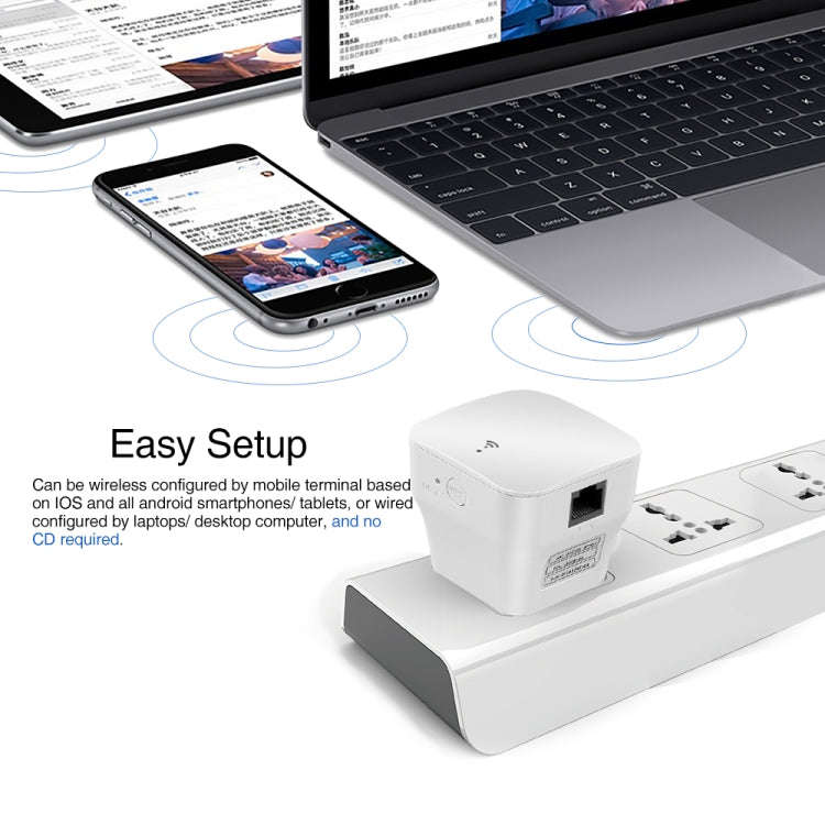 PIXLINK WR12 300Mbps WIFI Signal Amplification Enhanced Repeater, Plug Type:UK Plug