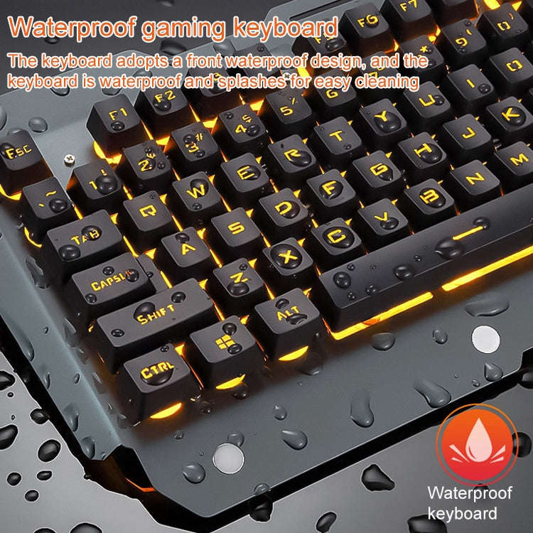618 Internet Cafe Game Manipulator Keyboard and Mouse Set, Cable Length: 1.6m(Black)