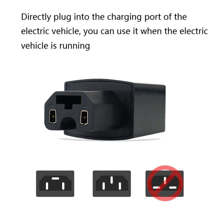 3 PCS Universal Car Intelligent Reverse Connection Lithium Battery Electric Car Mobile Phone Char...