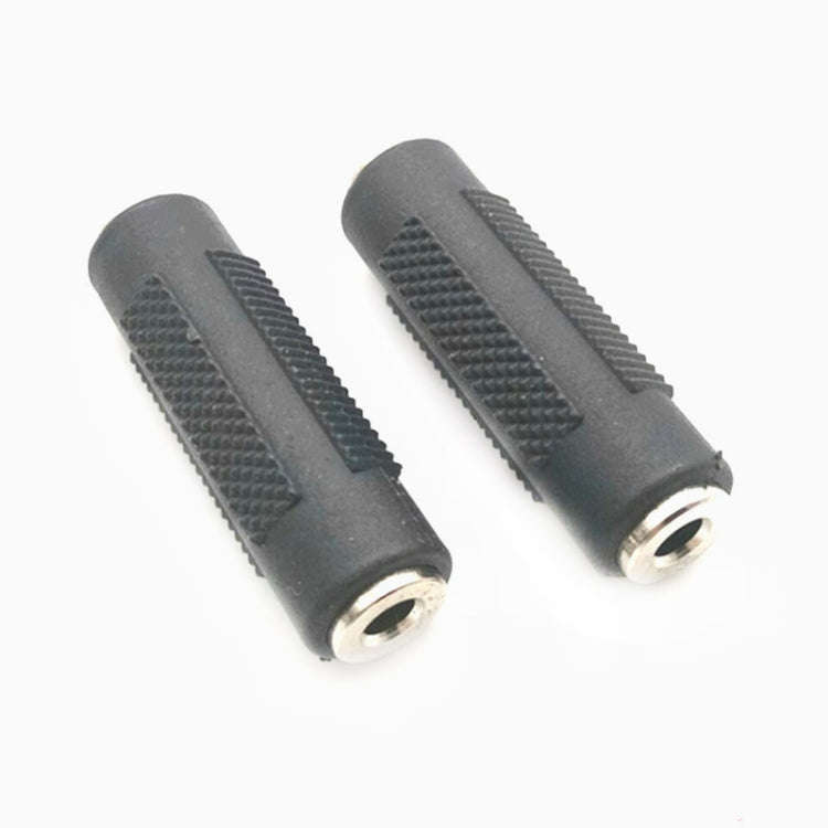 30 PCS 3.5mm Female to Female Audio Straight-through Head Adapter Headphone Audio Extension Cord ...