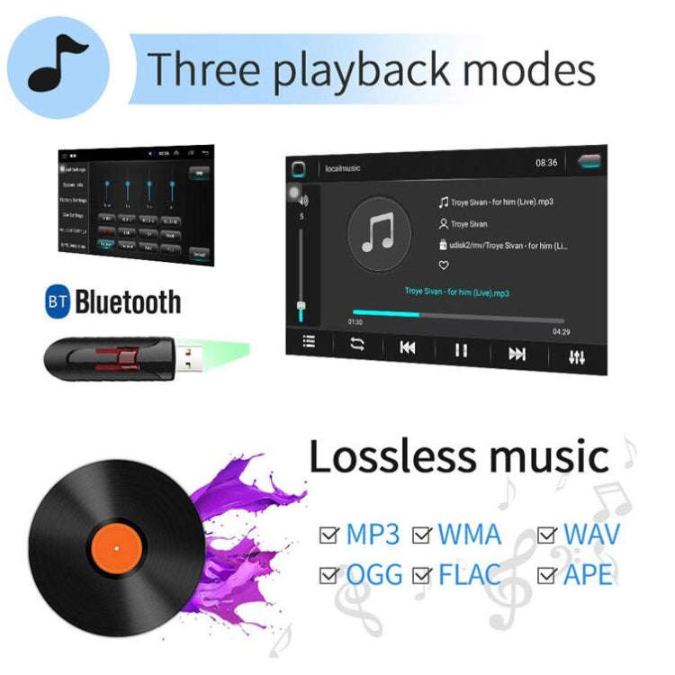 Universal Machine Android Smart Navigation Car Navigation DVD Reversing Video Integrated Machine,...