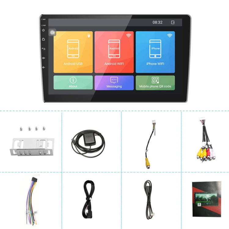Universal Machine Android Smart Navigation Car Navigation DVD Reversing Video Integrated Machine,...