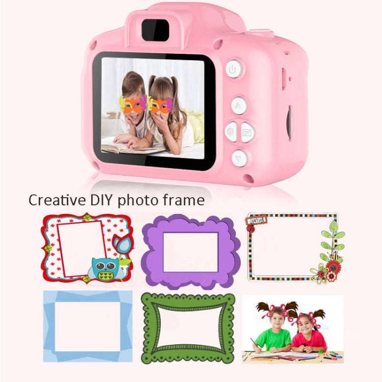 13.0 MP + Card Reader HD Children Toy Portable Digital SLR Camera(Blue)