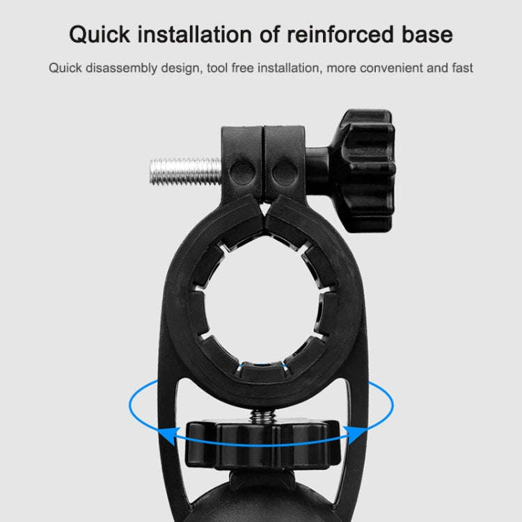 Electric Bicycle Mobile Phone Holder Can Be Rotated 360-degree Mobile Phone Holder Four-way Adjus...