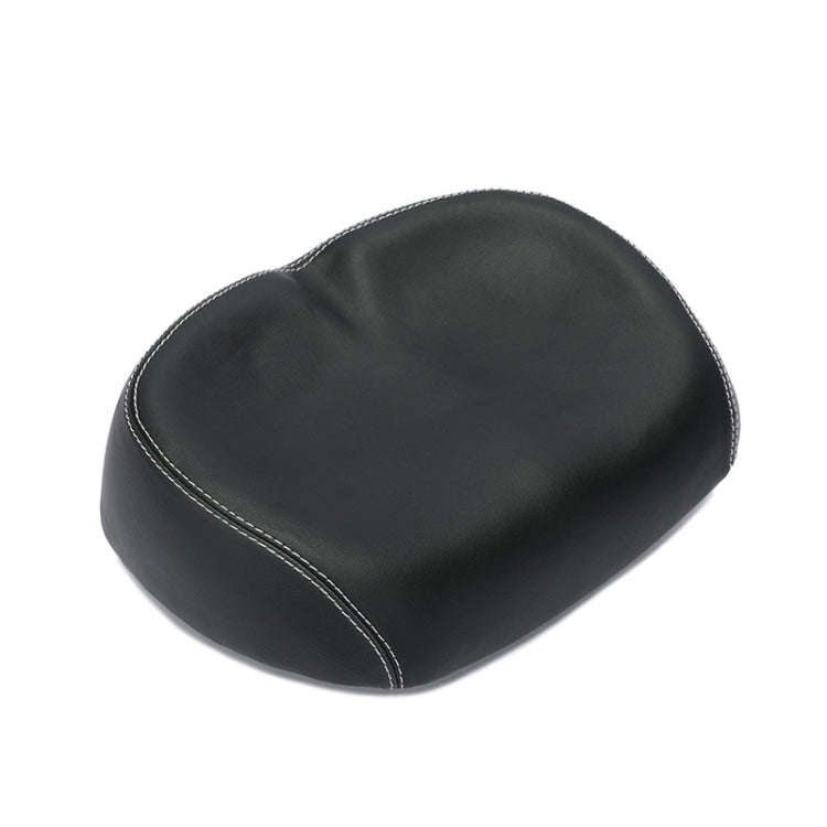 Bicycle Seat Mountain Bike Seat Cushion Shock Absorption no Nose Saddle Riding Equipment(Black)
