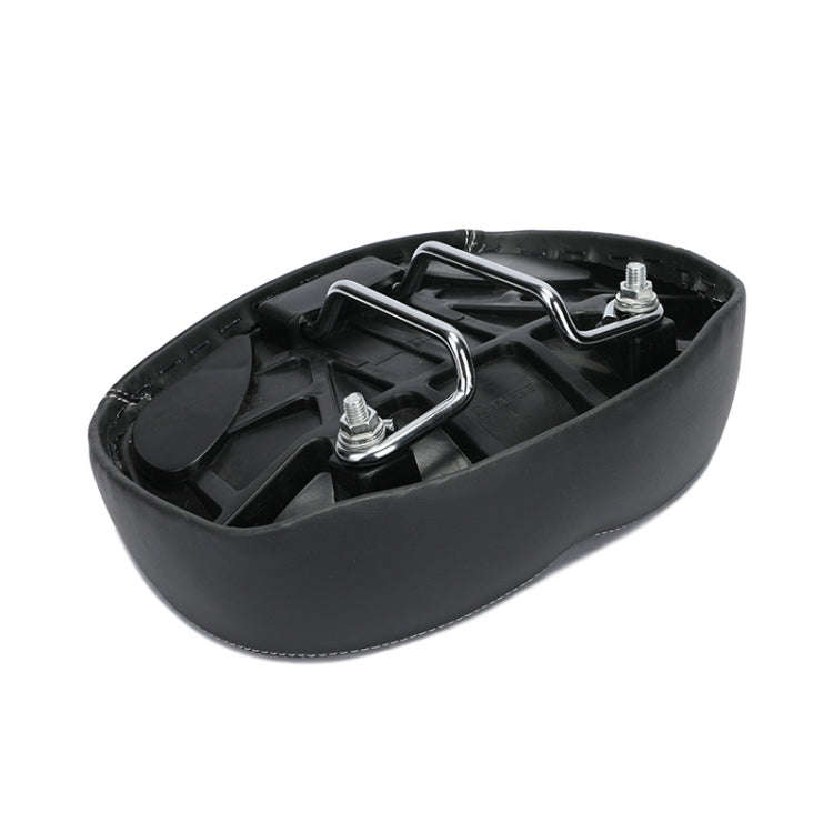 Bicycle Seat Mountain Bike Seat Cushion Shock Absorption no Nose Saddle Riding Equipment(Black)