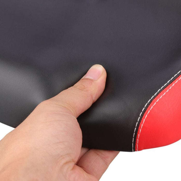 Bicycle Seat Mountain Bike Seat Cushion Shock Absorption no Nose Saddle Riding Equipment(Red)