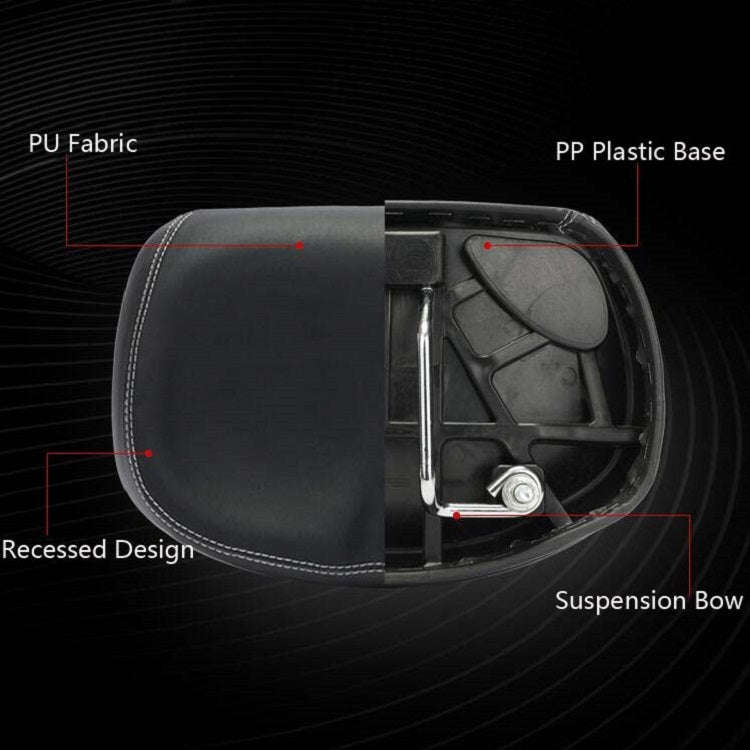 Bicycle Seat Mountain Bike Seat Cushion Shock Absorption no Nose Saddle Riding Equipment(Red)