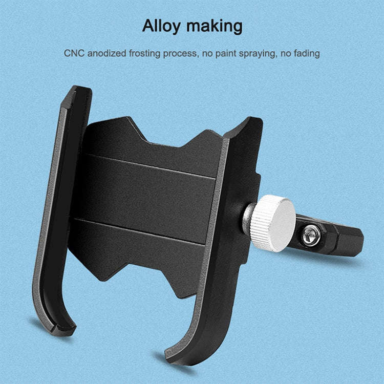 Bicycle Mobile Phone Holder Motorcycle Electric Car Navigation Mobile Phone Holder, Style:Handleb...